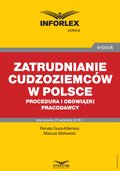 ebooki: Zatrudnianie cudzoziemców w Polsce - procedura i obowiązki pracodawcy - ebook