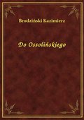 ebooki: Do Ossolińskiego - ebook