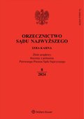 Orzecznictwo Sądu Najwyższego - Izba Karna – e-wydanie – 8/2024