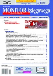 : Monitor Księgowego - e-wydanie – 3/2013