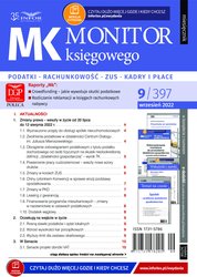 : Monitor Księgowego - e-wydanie – 9/2022