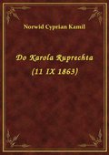 Do Karola Ruprechta (11 IX 1863) - ebook
