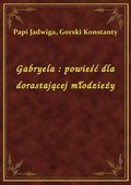 Gabryela : powieść dla dorastającej młodzieży - ebook