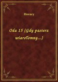 Oda 15 (Gdy pasterz wiarołomny...) - ebook