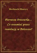 Pierwsza broszurka... Co rozumieć przez rewolucję w Polszcze? - ebook