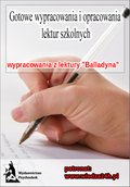 Naukowe i akademickie: Wypracowania. Juliusz Słowacki   „Balladyna” - ebook
