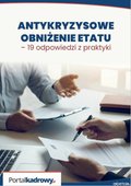 Prawo i Podatki: Antykryzysowe obniżenie etatu - 19 odpowiedzi z praktyki - ebook