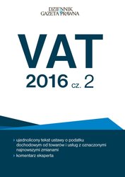 : VAT 2016 cz. 2 - ebook