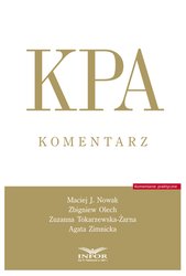: KPA Komentarz - Kodeks Postępowania Administracyjnego - ebook