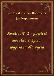 : Amalia. T. 2 : powieść moralna z życia, wypisana dla życia - ebook
