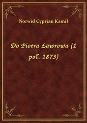 : Do Piotra Ławrowa (1 poł. 1873) - ebook