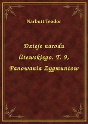 : Dzieje narodu litewskiego. T. 9, Panowania Zygmuntow - ebook