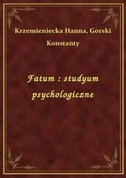 : Fatum : studyum psychologiczne - ebook
