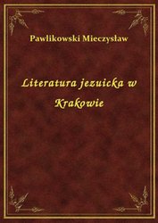 : Literatura jezuicka w Krakowie - ebook