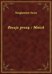 : Poezje prozą : Mnich - ebook