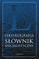 : Leksykografia - słownik specjalistyczny - ebook