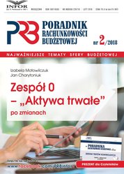 : Poradnik Rachunkowości Budżetowej - e-wydanie – 2/2018